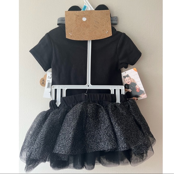 Baby Essentials - 6m black cat 3piece set - Picture 3 of 3